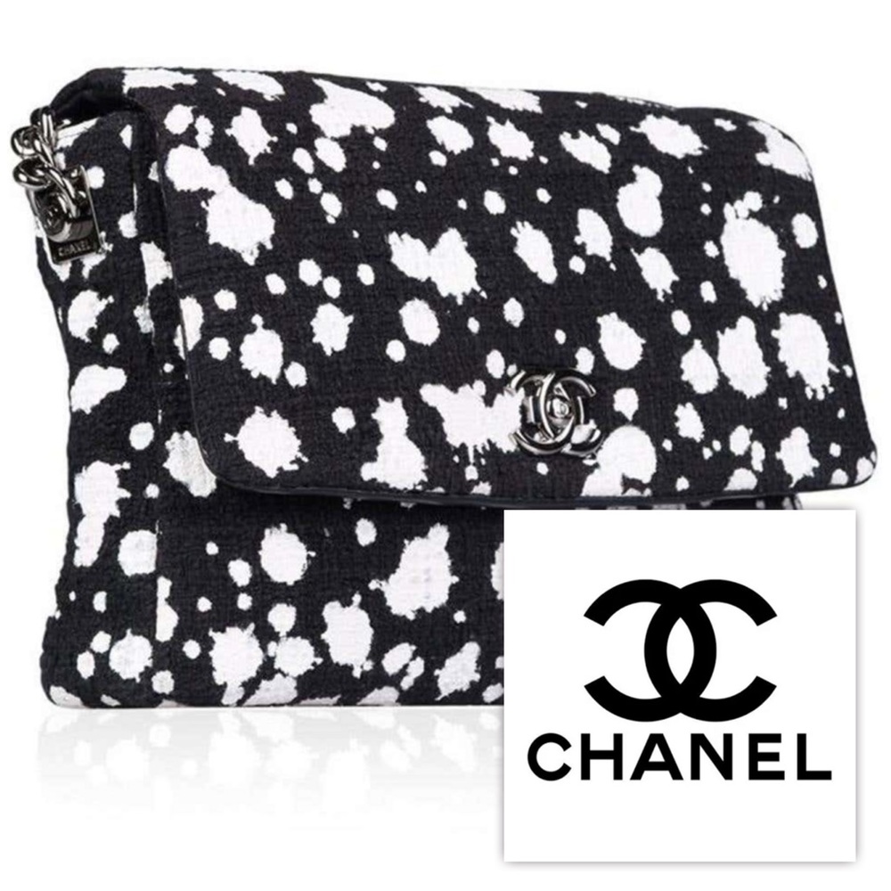 Chanel Splatter Paint Classic Flap